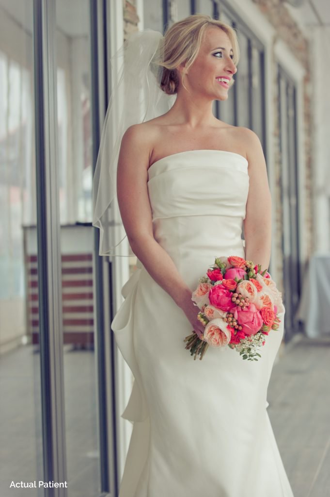 smiling bride