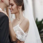 Bride and Groom Photographed on their Wedding Day in Main Line Philadelphia Area