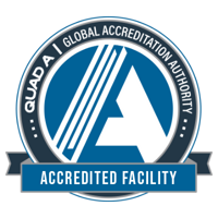 Accredited Surgery Facility quad-a accredited facility logo