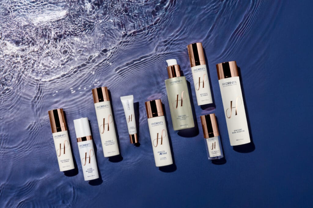 Hydrinity Accelerated Skin Science product family