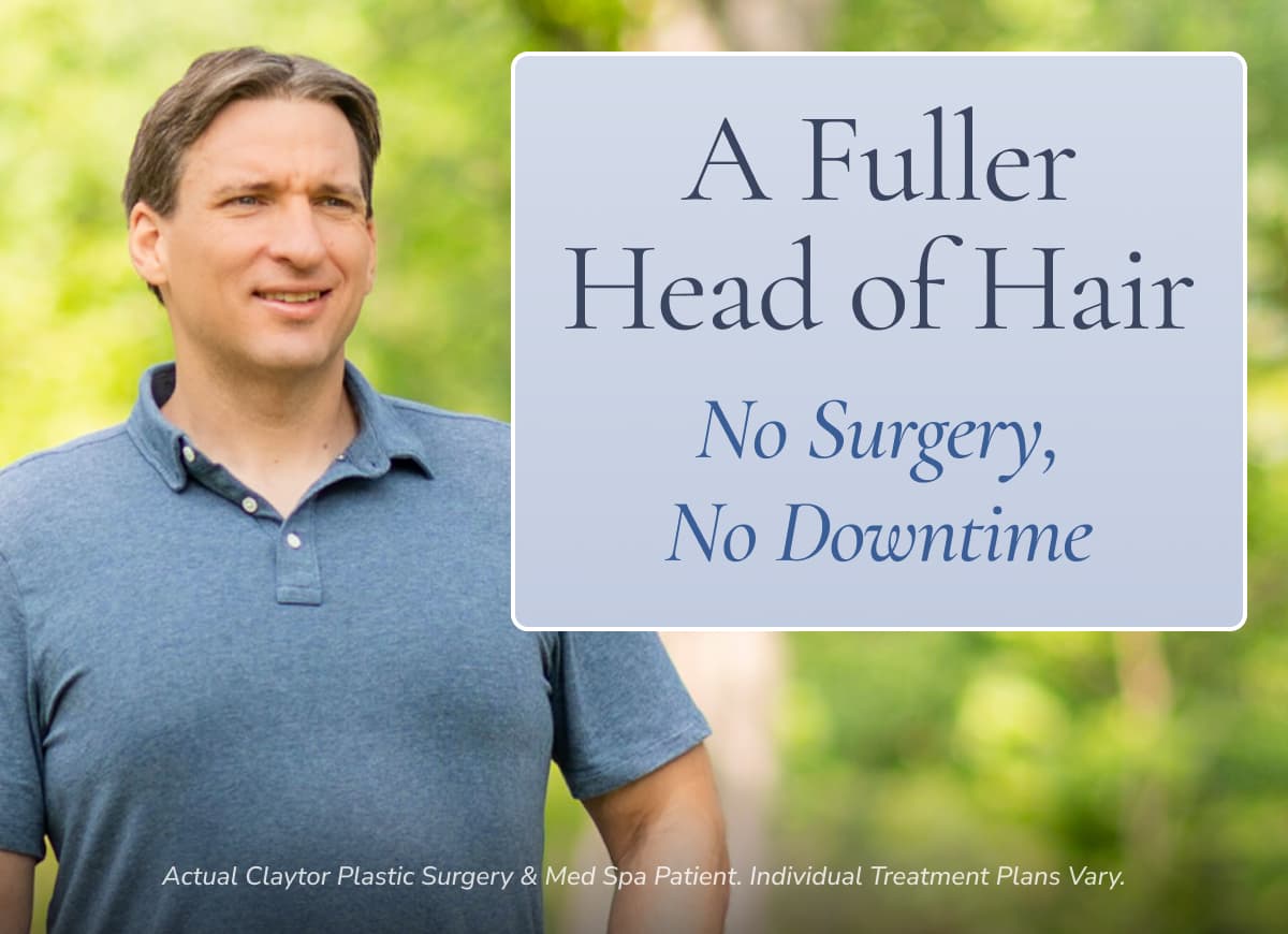 A Fuller Head of Hair—No Surgery, No Downtime